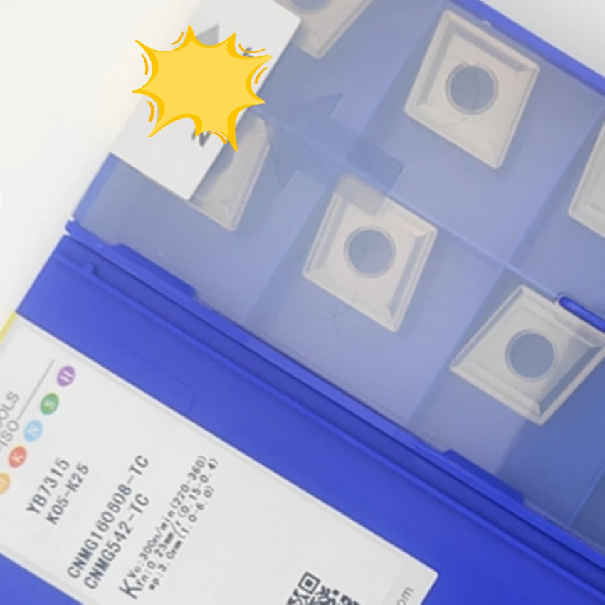 

ZC-CT CNMG160608-TC YB7315/CNMG160612-TC YB7315/CNMG160608-TC YBD152C/CNMG160612-TC YBD152C CNC carbide inserts 10PCS/BOX