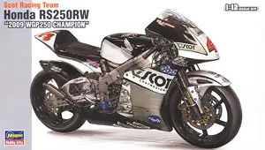 

Hasegawa static assembled car model 1/12 scale Honda RS250RW 2009 WGP motorcycle model kit 21501
