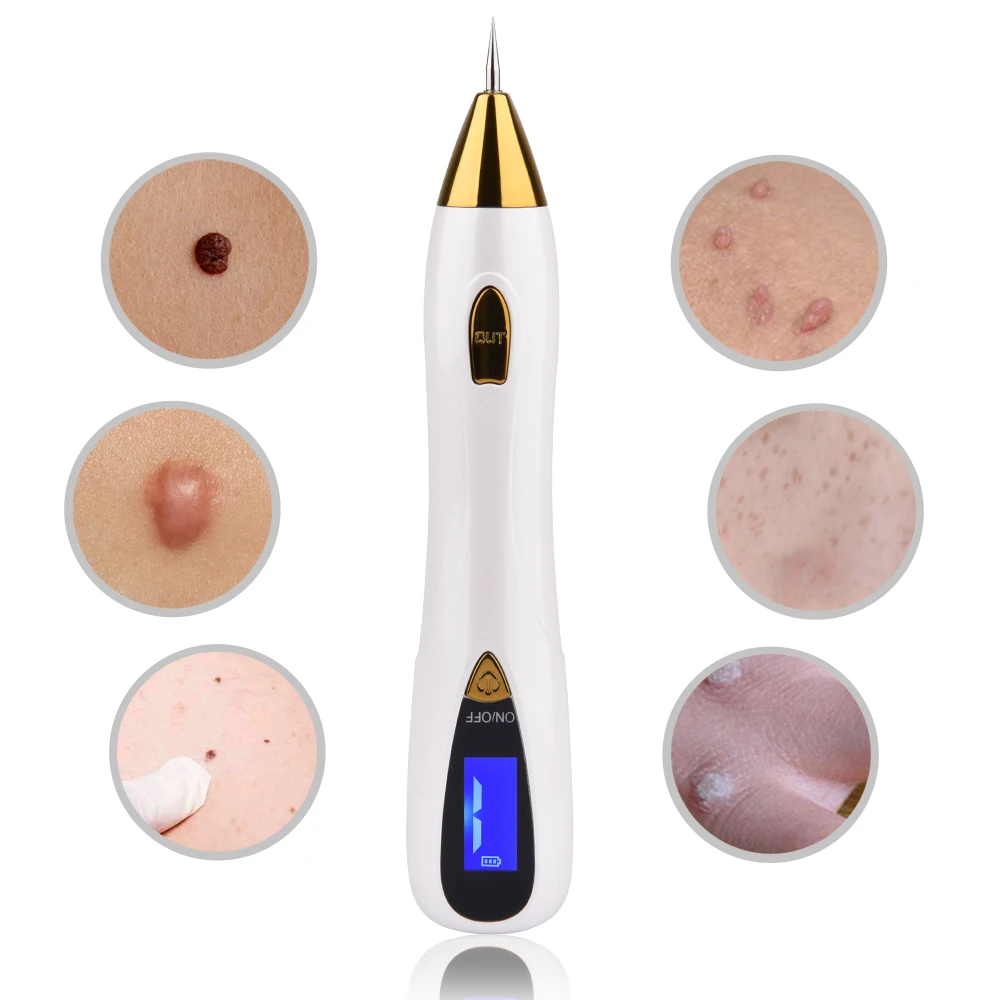

Electric New Freckle Mole Remover Plasma Pen Warts Skin Tag Removal LCD Nevus Tattoo Black Spots Removal Blemish Remover Pen