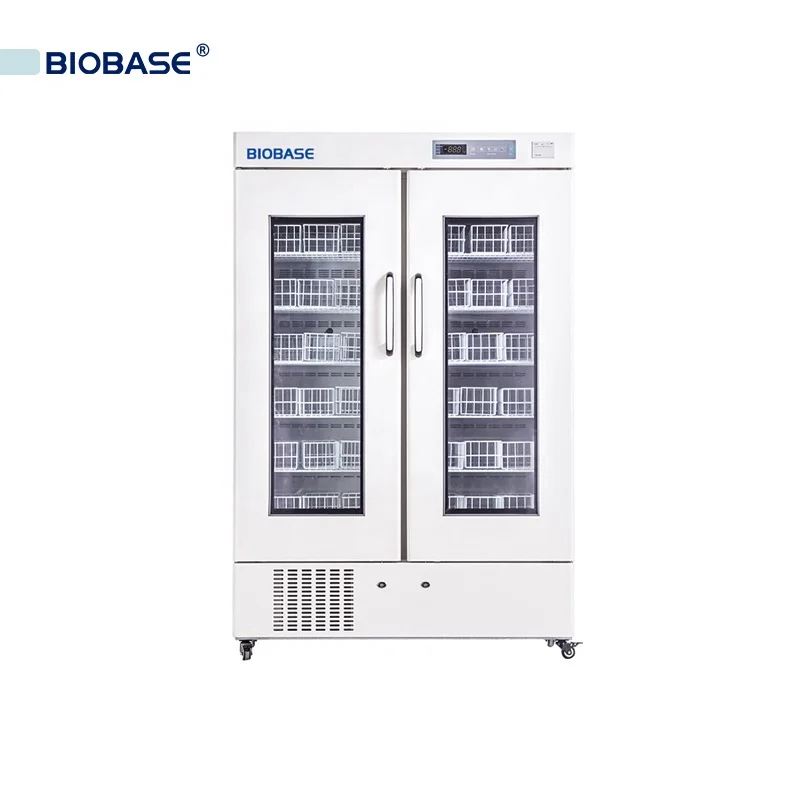 

BIOBASE China Blood Bank Refrigerator Large Capacity Glass Door Refrigerator for Medical Laboratory