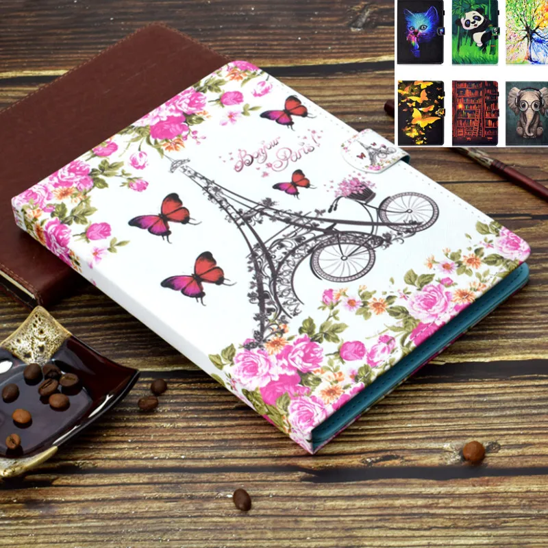 

Cute Case for Lenovo Tab 2 A8-50 A5500 A8-50F A8-50LC Tab3 8 Inch Tb3-850M 850F Tablet Universal Cases Print PU Leather Cover
