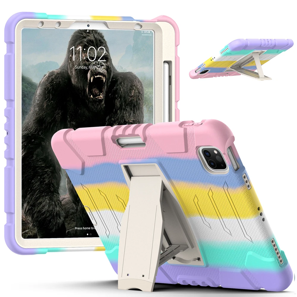 Для Apple iPad Air 5 5th Gen 10 9 дюймов 2022 A2588 A2589 A2591 чехол для детей безопасная Броня