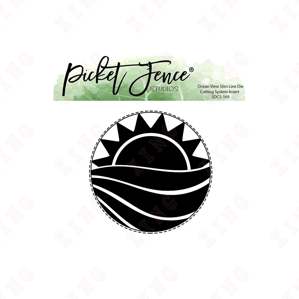 

New Arrival Ocean View Metal Cutting Dies Scrapbook Diary Embossing Template 2023 Album Decoration Craft Diy Greeting Card Molds