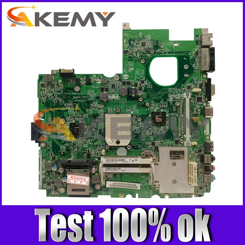 

Материнская плата Akemy для ноутбука Acer aspire 6530, основная плата DA0ZK3MB6F0 DDR2, Бесплатный ЦП