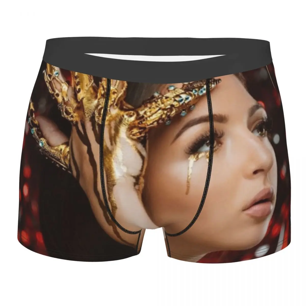 

Eva Queen Music Underwear Men Sexy Printed Customized French Singer Boxer Shorts Panties
