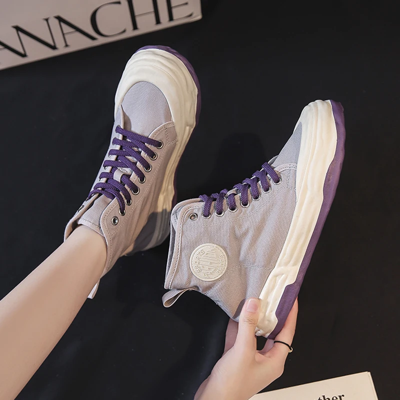 

Кроссовки женские универсальные с круглым носком, эспадрильи на платформе, криперы, летняя обувь, 2022