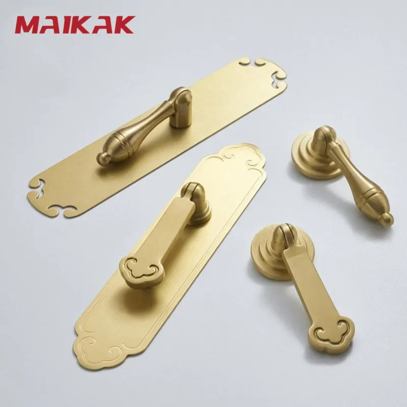 Латунные медные ручки для шкафа ручка кухонного настенный крючок крючки вешалок