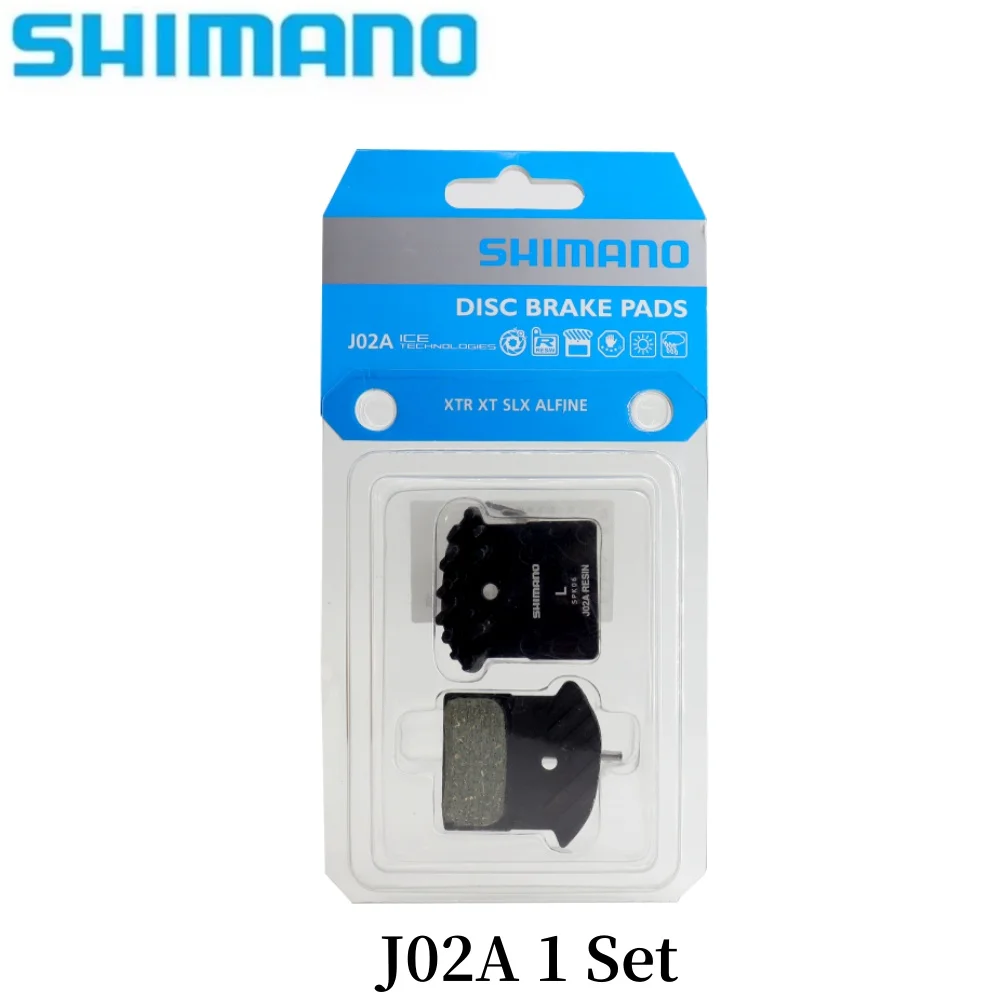 SHIMANO J02A MTB велосипедная полимерная тормозная колодка для XTR XT SLX DEORE ALFINE BR-M9000 M9020 M8000