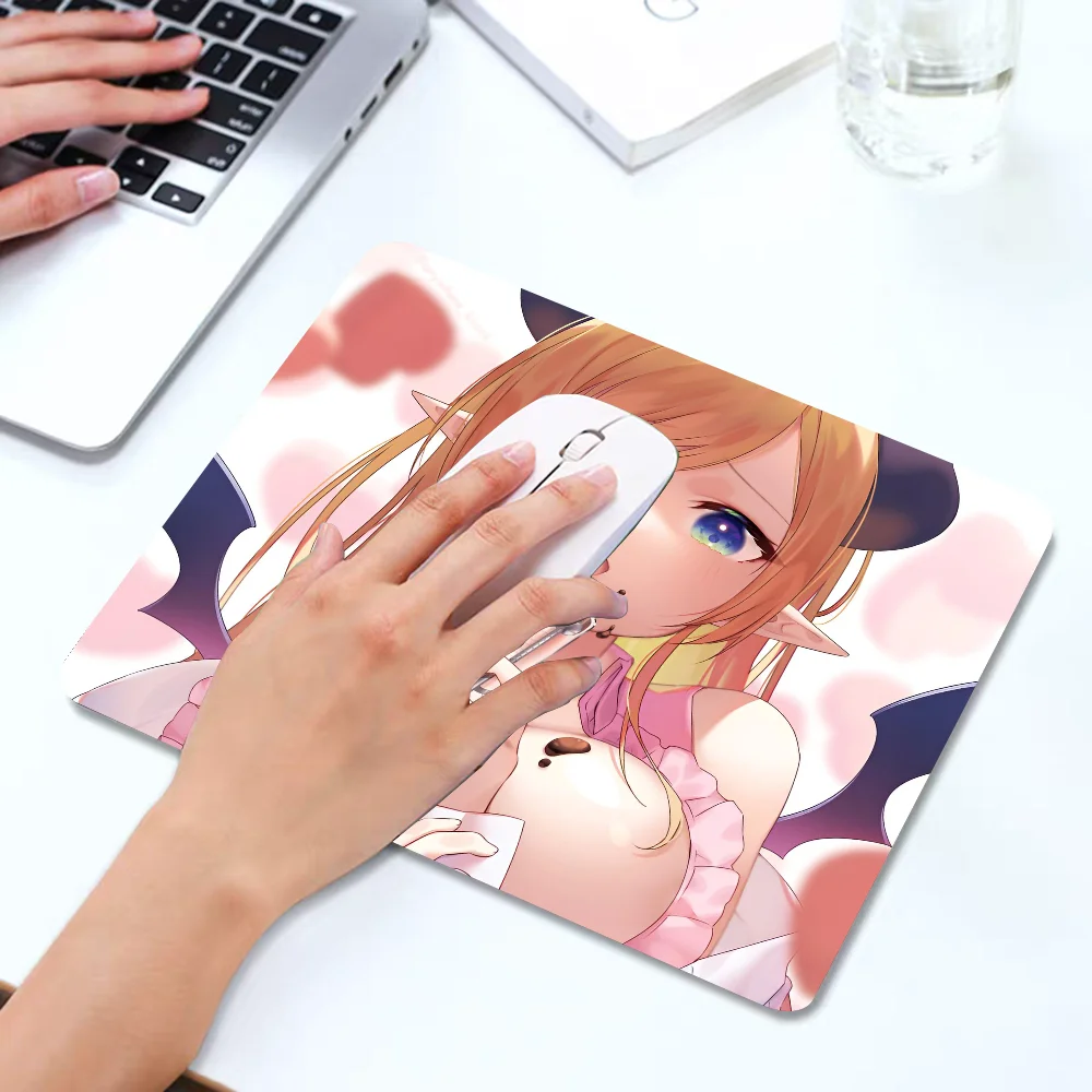 Game Anime Hololive Vtube Yuzuki Choco Mousepad Small LockEdge Mouse Pad For Gamers Computer Desk Rectangular Anti-slip