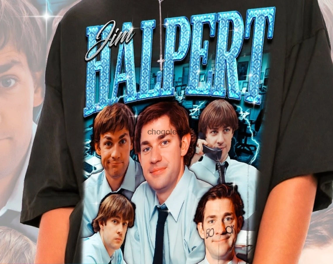 Рубашка унисекс Джима Халперт - Футболка Джейсон Краinski Джон Красин