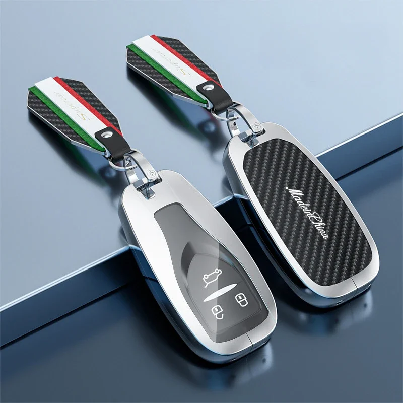 Для Skyworth HT-i EV6 SKYWELL ET5 DAYUN M1 2023 металлический рельефный ключ из углеродного волокна