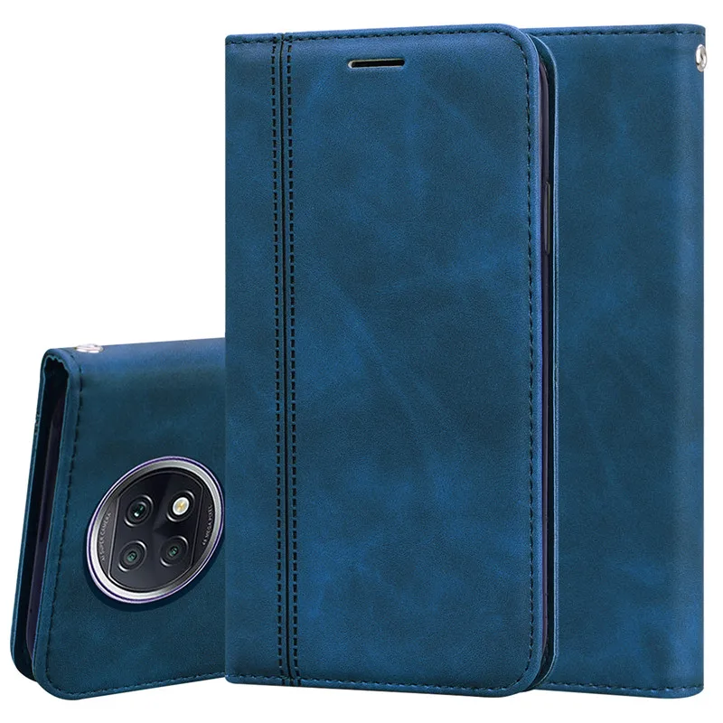 

For Xiaomi Redmi Note 9T Case Magnetic Book Flip Case For Xiaomi Redmi 9T 9 t Card Holder Pu Leather Wallet Fundas Coque Shell