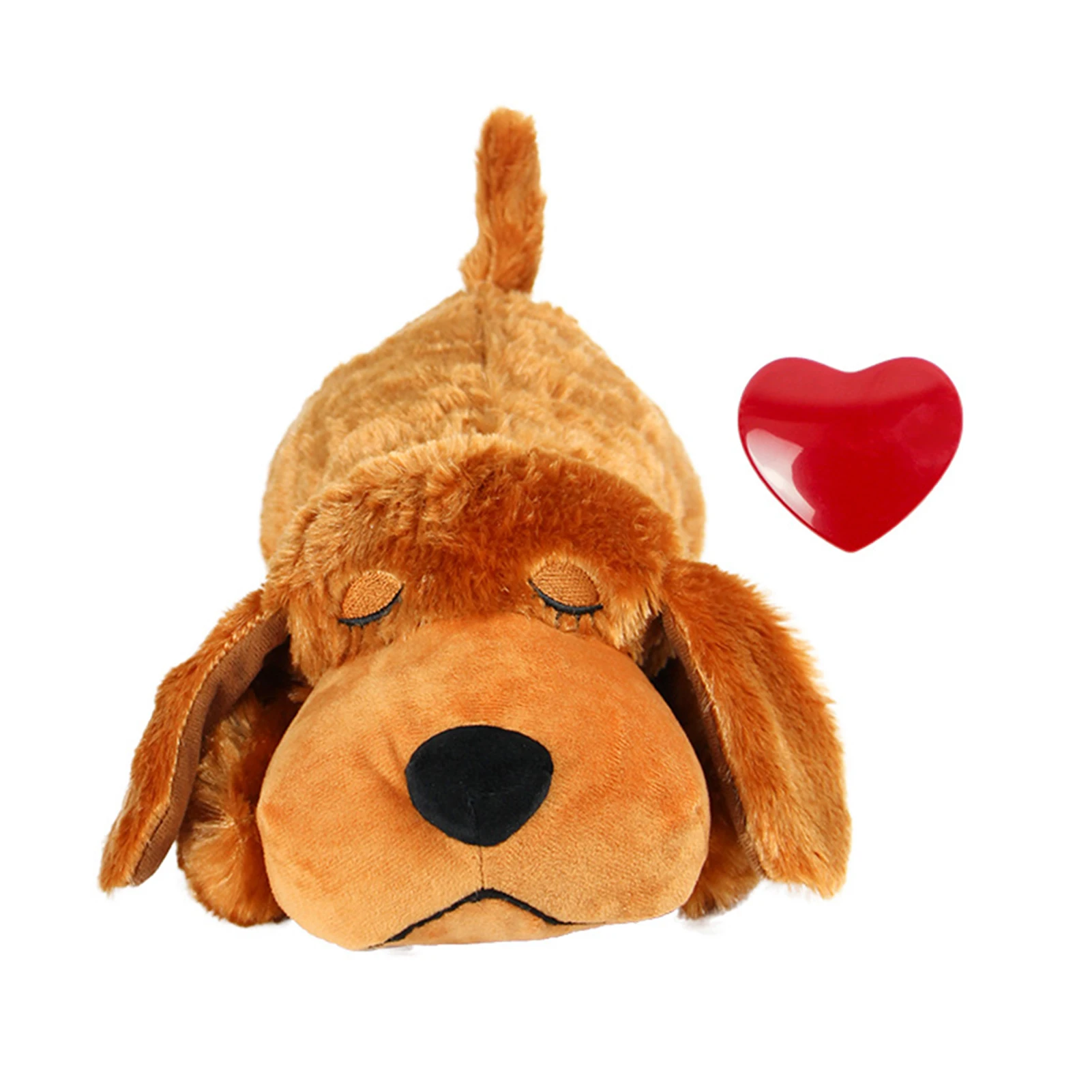 

Behavioral Stuffed Heartbeat Pet Supplies Anxiety Relief Training Dog Toy Washable Sleep Aid Snuggle Cute Durable Soft Plush
