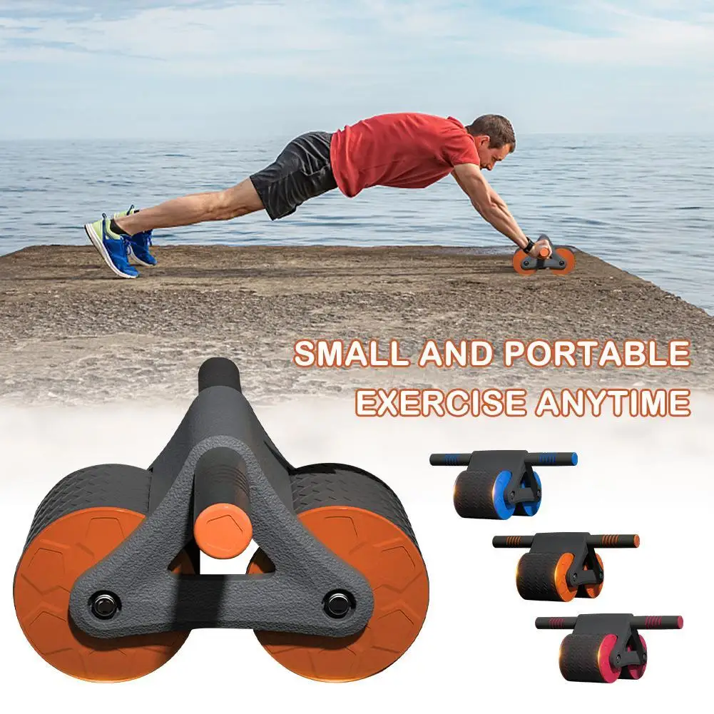 

Belly Wheel Automatic Rebound Mute Abdominal Exerciser Training Arm Muscles Bodybuilding Slimming Home Gym Abs Fitness Equipment