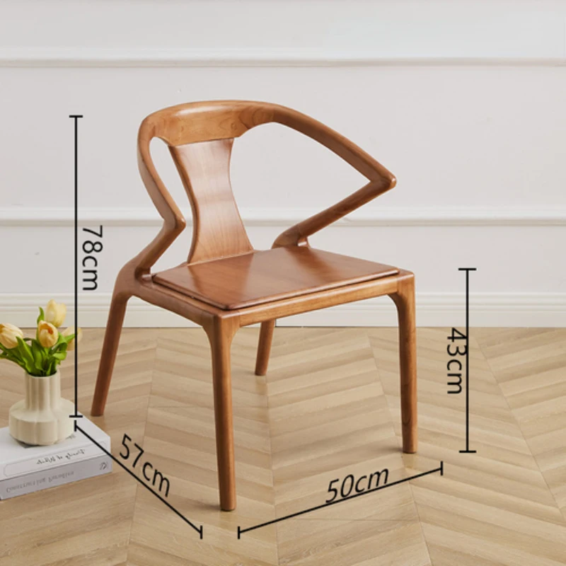 Дизайнерские деревянные обеденные стулья скандинавский салон пляжные для