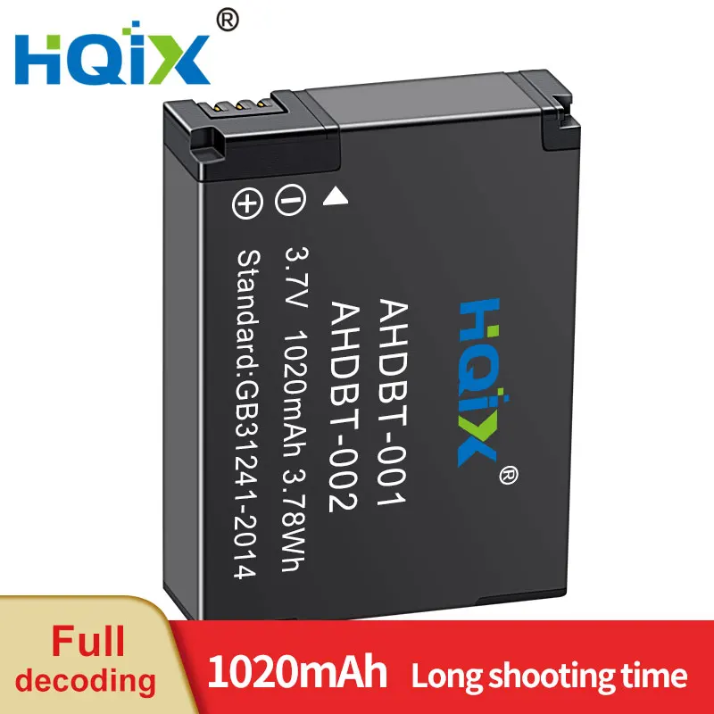 

HQIX for Gopro HERO1 HERO2 Camera AHDBT-001 002 Battery Charger