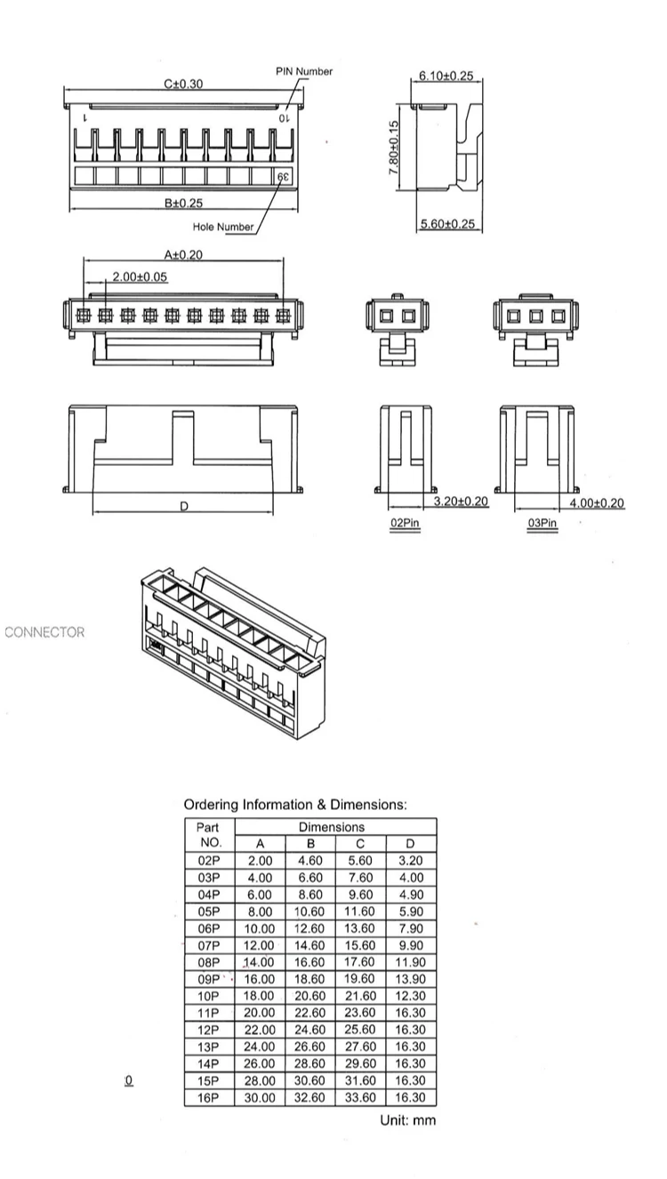 10 шт. кабельных разъемов HY2.0мм с одним контактом, провод 22AWG UL3239 силиконовый, штекерный, 2P 3P 4P 5P 6P, соединительный кабель, луженый медный провод (art.: 3920dbae018bf) - 3920dbae018bf