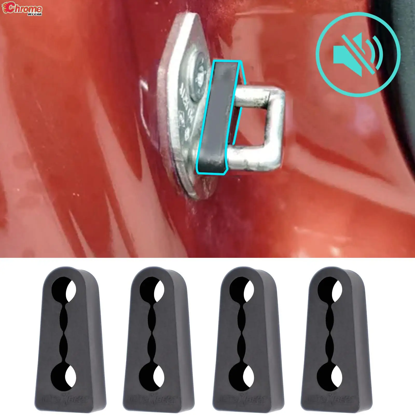 

Звуковой амортизатор дверной замок буфер для Renault Duster 2 Captur Kaptur Arkana Fluence звукоизоляционные скрики глухой уплотнитель автозапчасти