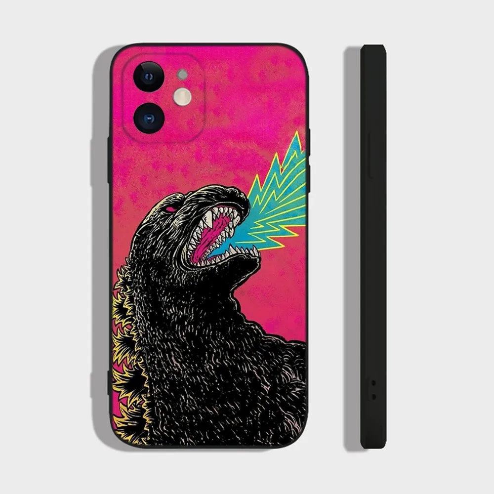 Monster G-GodzillaS Phone Case For iPhone 16 15 14 13 12 11 Plus Pro Max XR XS X 7 8 SE Mini Silicone Soft