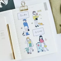 30 sheets student girls sticky notes for notebook decoration cartoon paper memo pad stickers school office stationery supplies