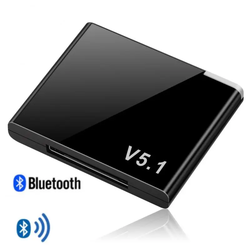 

Upgrade I-WAVE 30 Pin Bluetooth 5.1 Audio Receiver A2DP Music Mini Wireless Adapter For IPhone IPod 30Pin Jack Analog Speaker