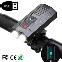 5200mah led bike light front bicycle lamp with power bank usb rechargeable light mtb bicycle light flashlight bike accessories