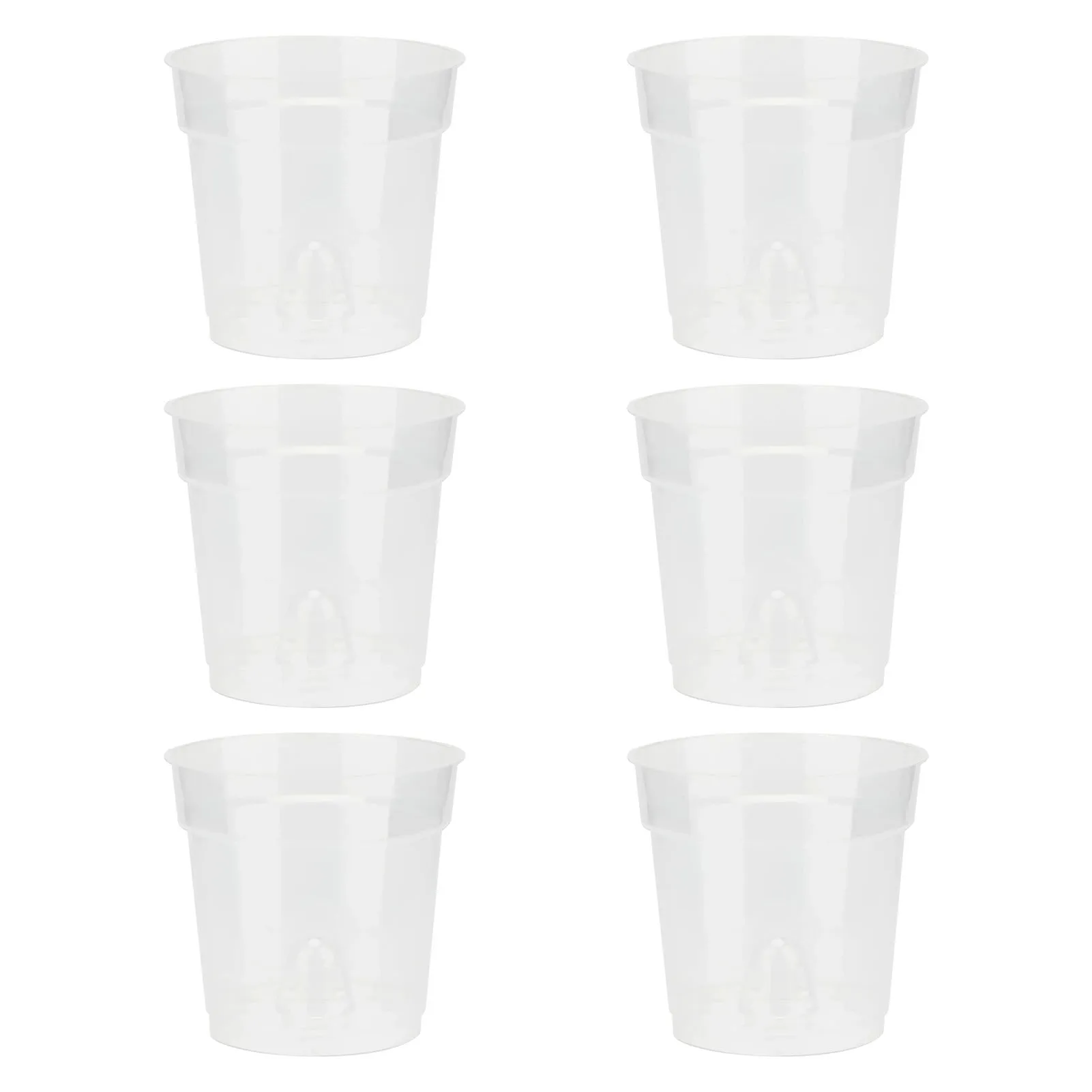 

6pcs Clear Pots For Plants 6pcs Transparent Seedlings Seed Pot Gardening Pot Planting Containers For Seedlings Cuttings With 100