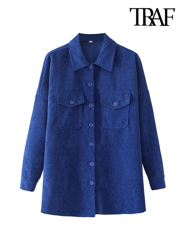 

Куртка женская Вельветовая с карманами, на пуговицах спереди