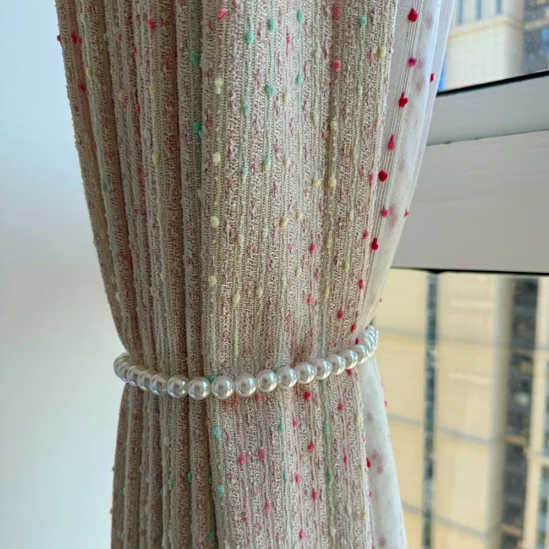 Милые шерстяные разноцветные украшения в виде фасоли детские шторы из синели для