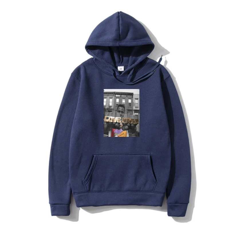 

Новое Радио Raheem-Love & Hate Men s LOGO MEN WO MEN Hoodys S-5XL толстовки