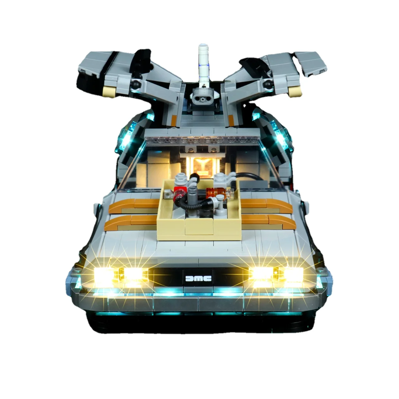 For Back To The Future Time Machine 10300 Building Bricks Children Toy Set{ Not Including Model}