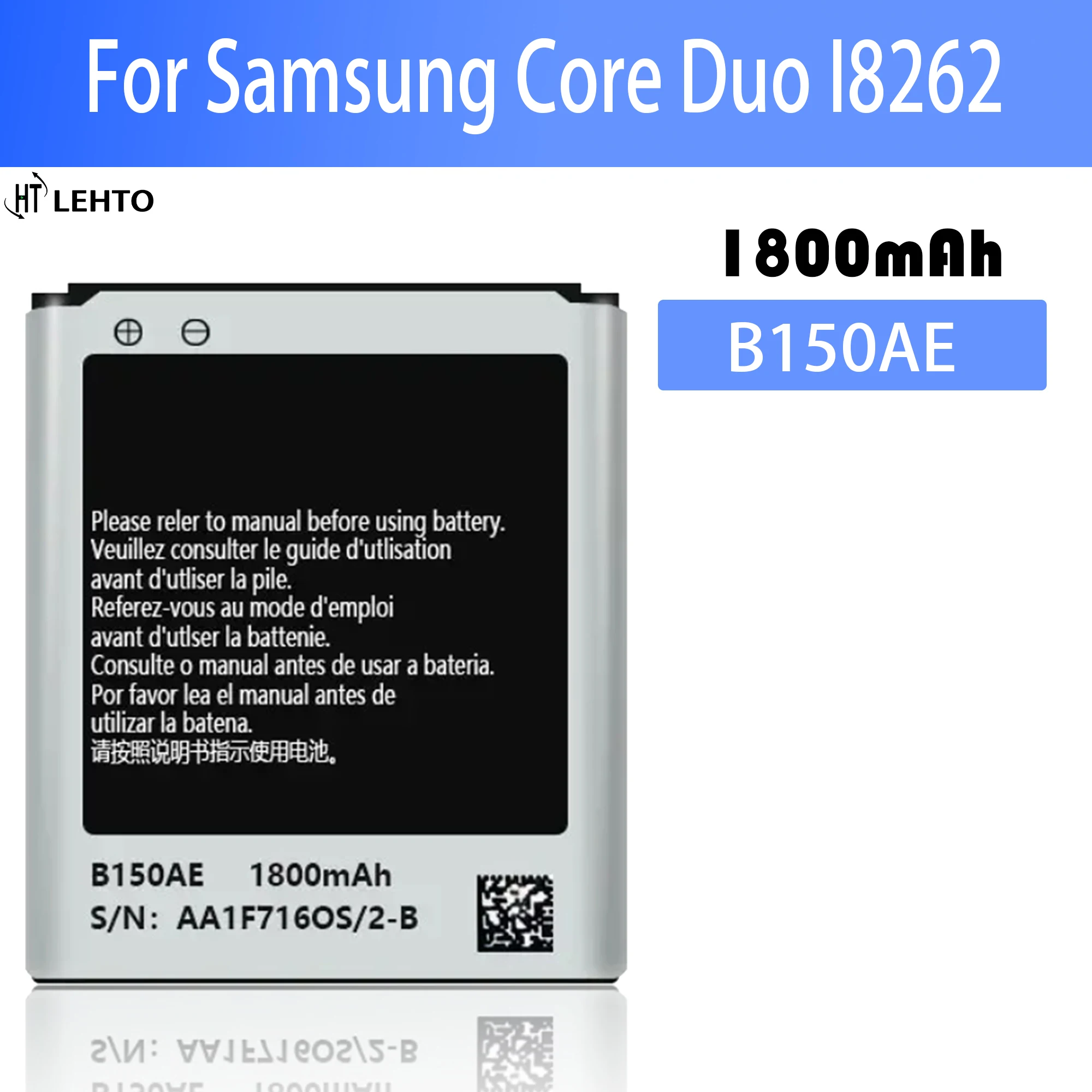 Новый оригинальный аккумулятор для телефона Samsung Galaxy Core G350E G3502 G3508 i8260 GT-I8260 B150AC B150AE