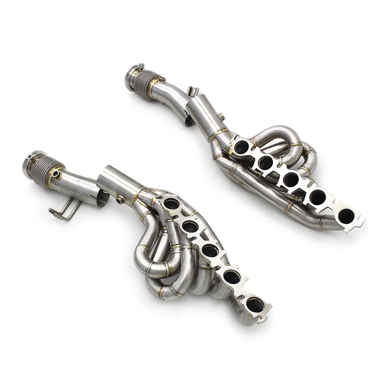 

The first section of plantain Exhaust manifold For AUDI R8 V10 5.2L 2010-2019 Exhaust System High Performance Exhaust Downpipe