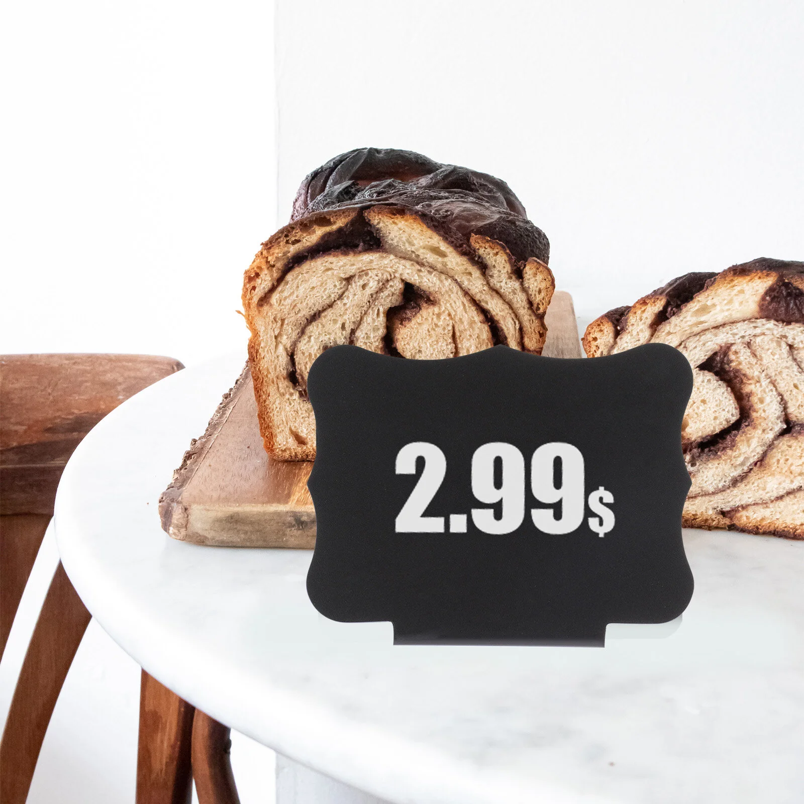 

10 Pcs Bracket Black Plastic Basket Labels Clip Rewritable Price Holder Hanging Retail Tag