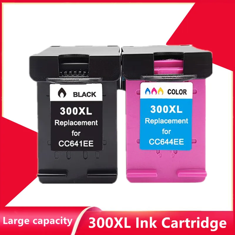 

Compatible 300XL Remanufactured Ink Cartridges for HP 300 for hp300 for Deskjet D1660 D2560 D2660 D5560 F2420 F2480 F2492 F4210