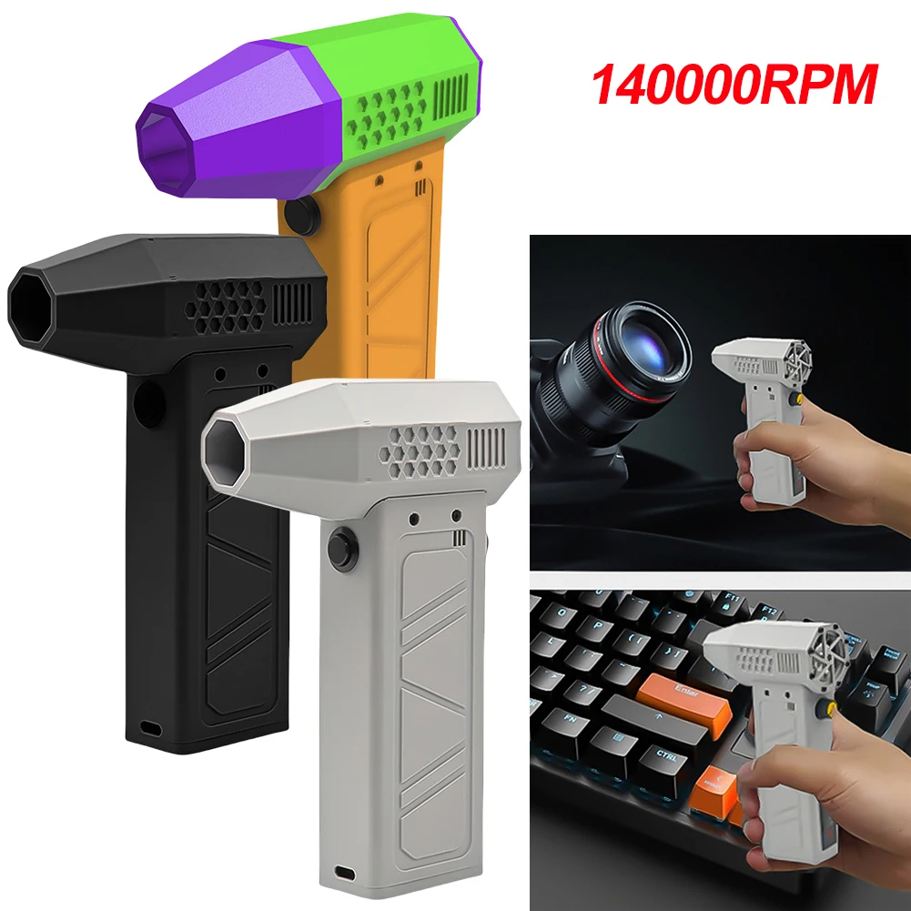 Мини-вентилятор турбо-струйный 140000 об./мин. Type-C