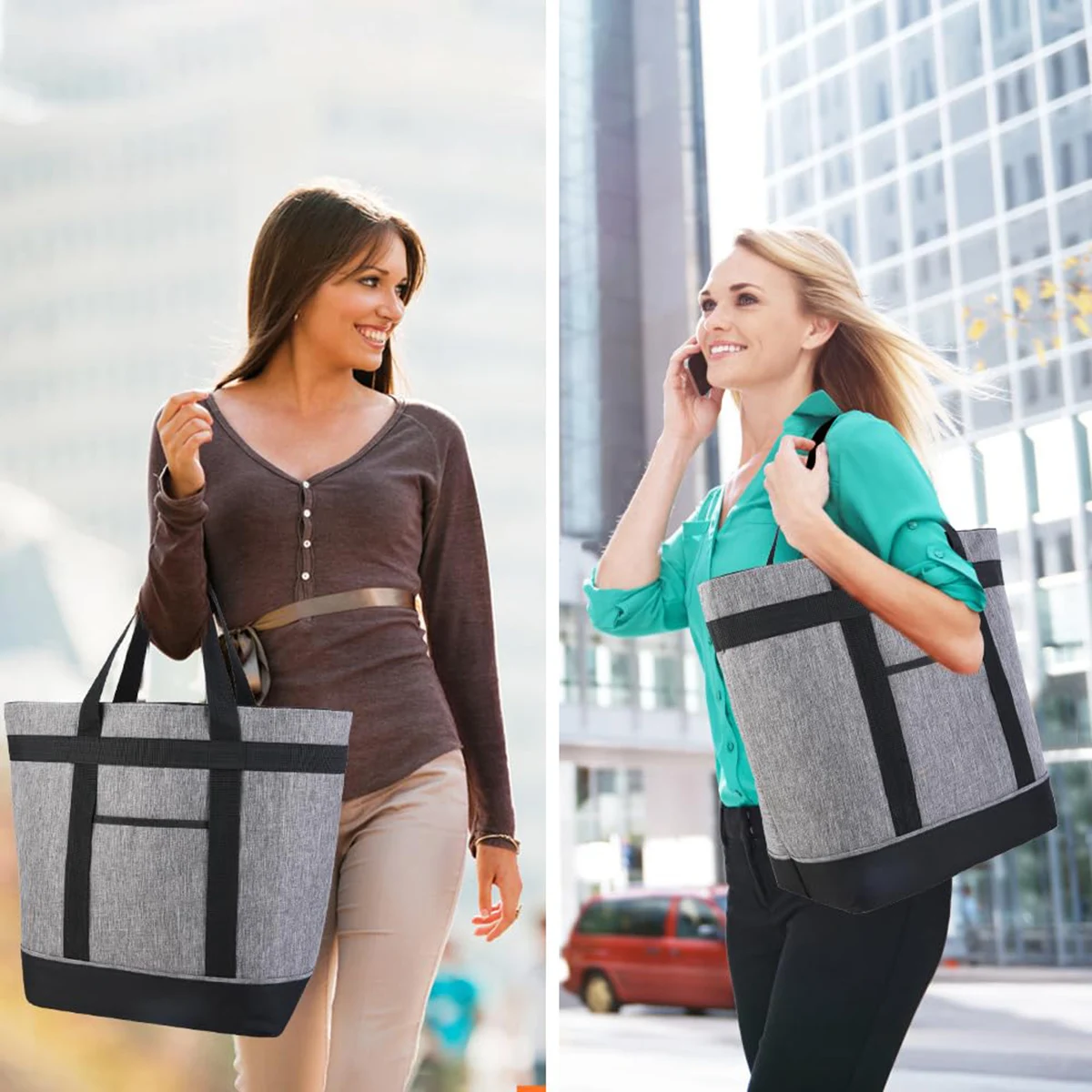 Мешок для льда Портативная изолированная сумка-холодильник из ткани Оксфорд