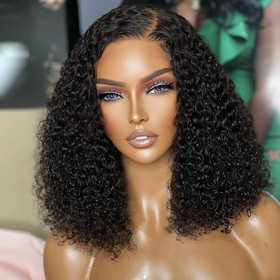 Бразильский кудрявый короткий парик MELODIE с короткой фронтальной окантовкой