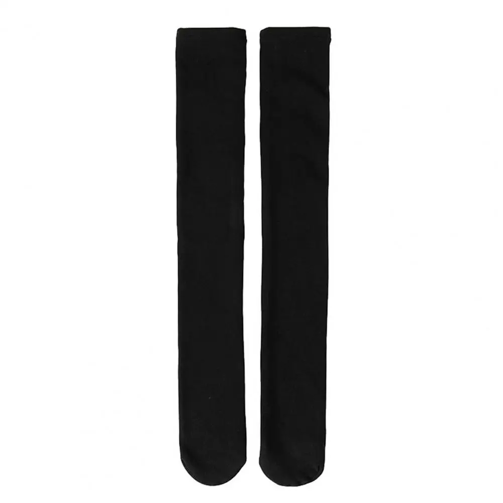 

1 пара высокие чулки до бедра флисовые моющиеся Повседневные носки антифрикционные хорошо тянущиеся чулки термоноски для сна