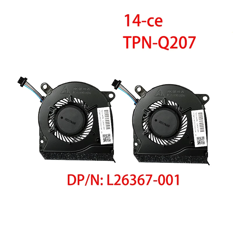 Фото Новый оригинальный вентилятор TPN-Q207 Q208 Q210 для HP Star 14-ce 15-cs 15-cw №5