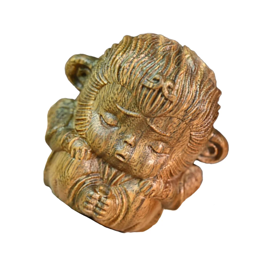 

Cone Burner Chinese Decor Aroma Burner Monkey Decor Monkey Holding Ornaments Animal Burning Plate