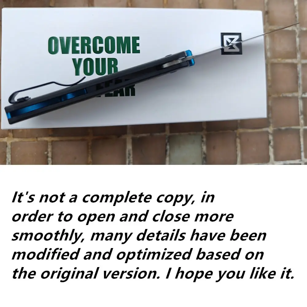 Импортная втулка для ручки из углеродного волокна 3D к карманные медные шайбы