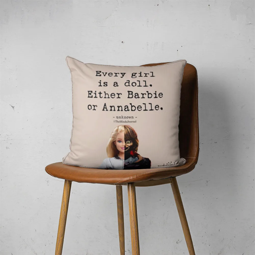 

QUOTE PILLOW 035 Customizable Bedroom Bed Sofa Hotel Car Lumbar Pillow Fashion Decorative Pillow Cover