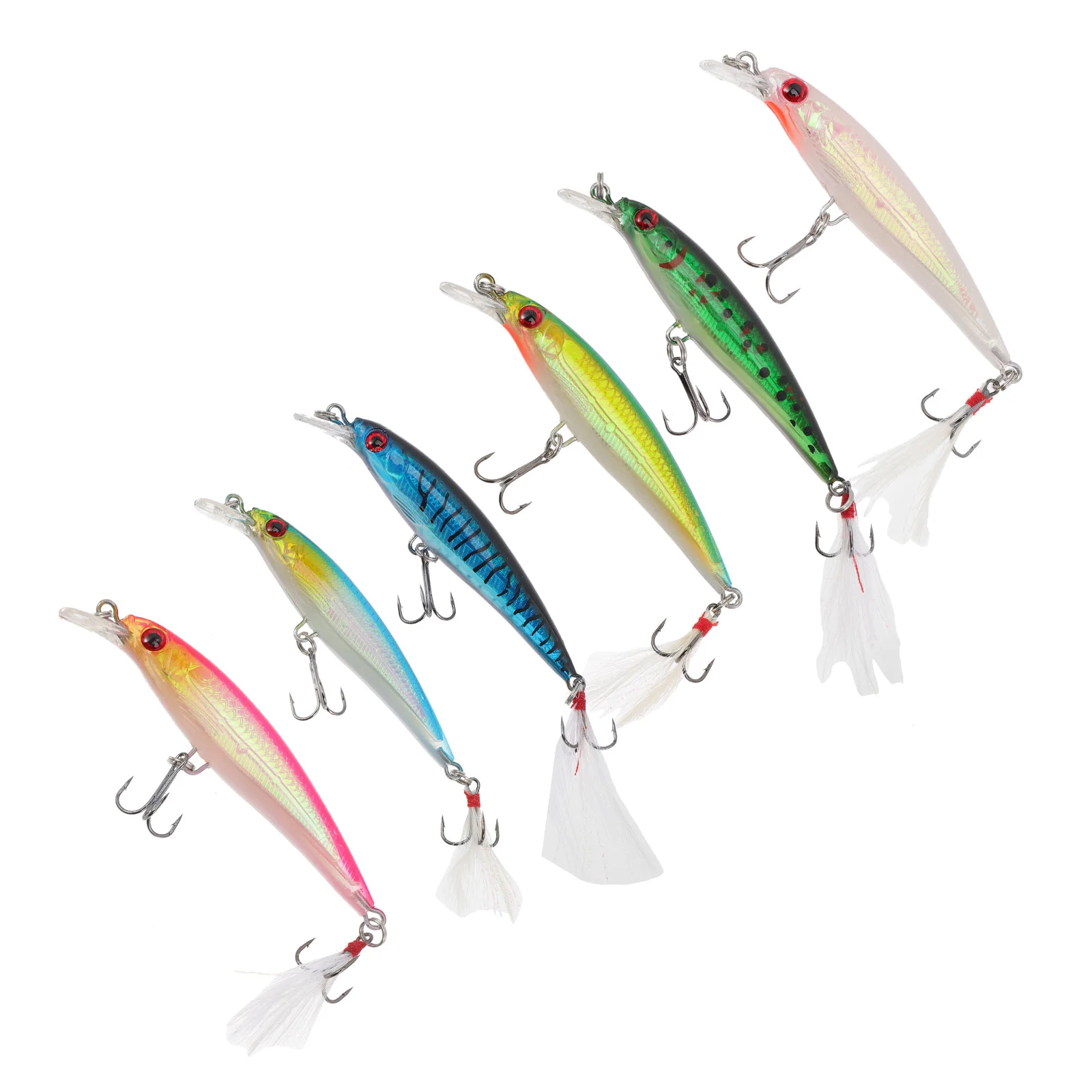 

6 Pcs Lure Fishing Small Lures Professional Equipment Trout Bait Fresh Water Tool Portable Salt Fake Baits Wear-resistant Set