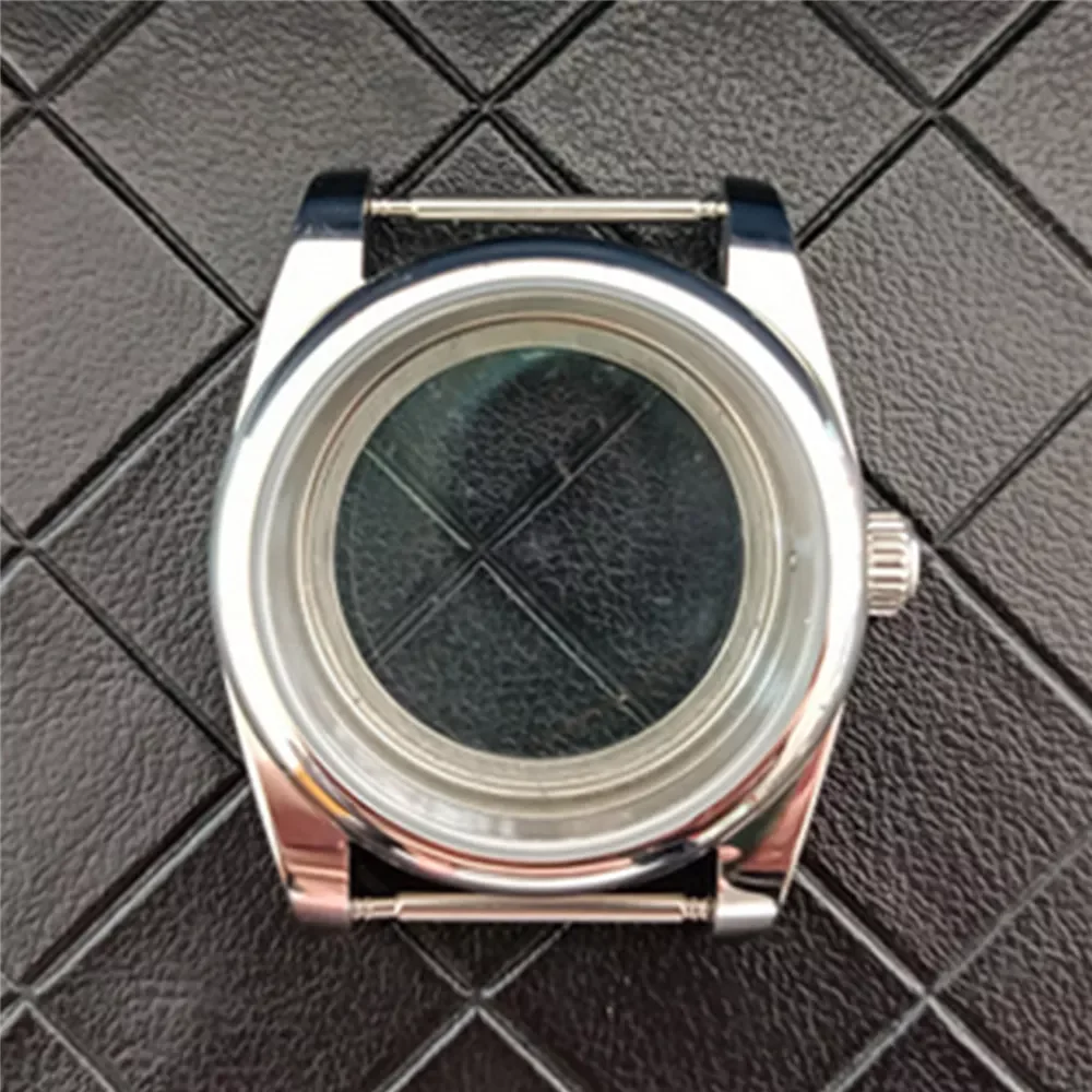

NEW2023 36MM Watch Case For NH35 NH36 Glass Stainless Steel Shell Cover Kit Movement Modification Parts