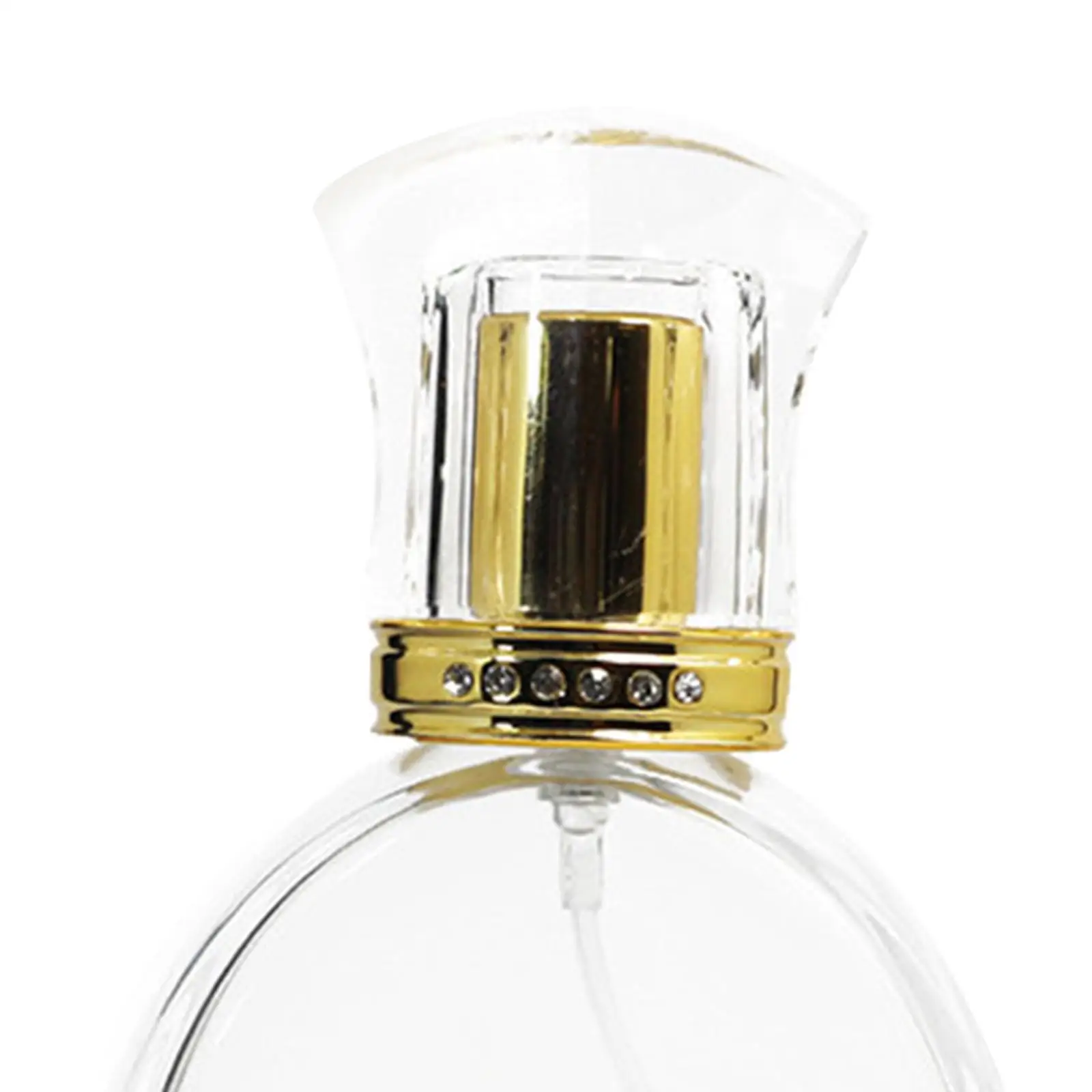 

50ml Oval Empty Refillable Clear Glass Sprayer Bottle, Perfume Dispenser, Sprays for