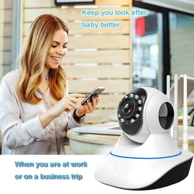 

Wireless Wifi IP Camera 1080P IR Night Motion Detection CCTV Home Security Surveillence Camcorders With Two-Way Audio