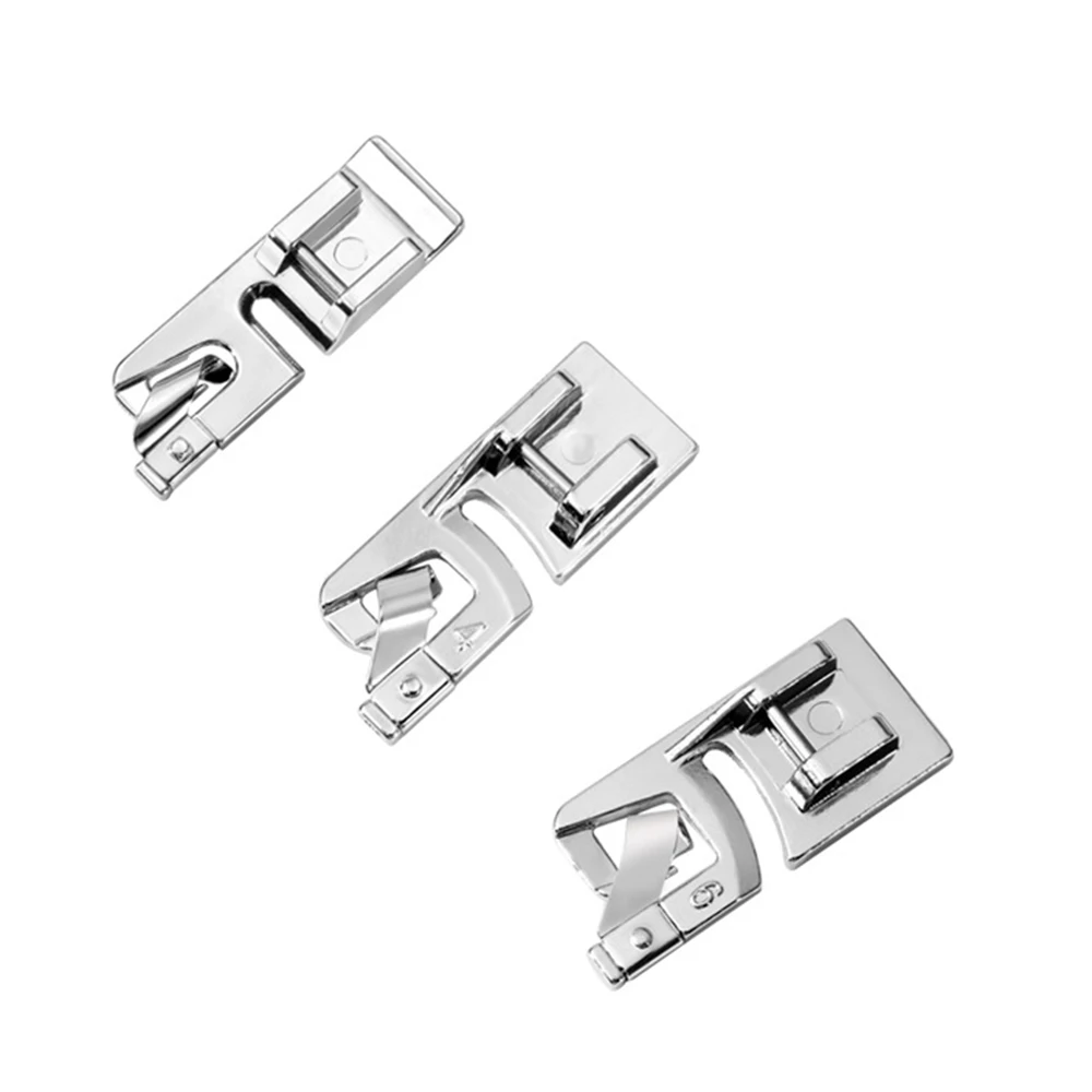 

Household Multifunctional Sewing Machine Accessories 3MM 4MM 6MM Narrow And Wide Zigzag Curler Arc Flat Lathe Puller