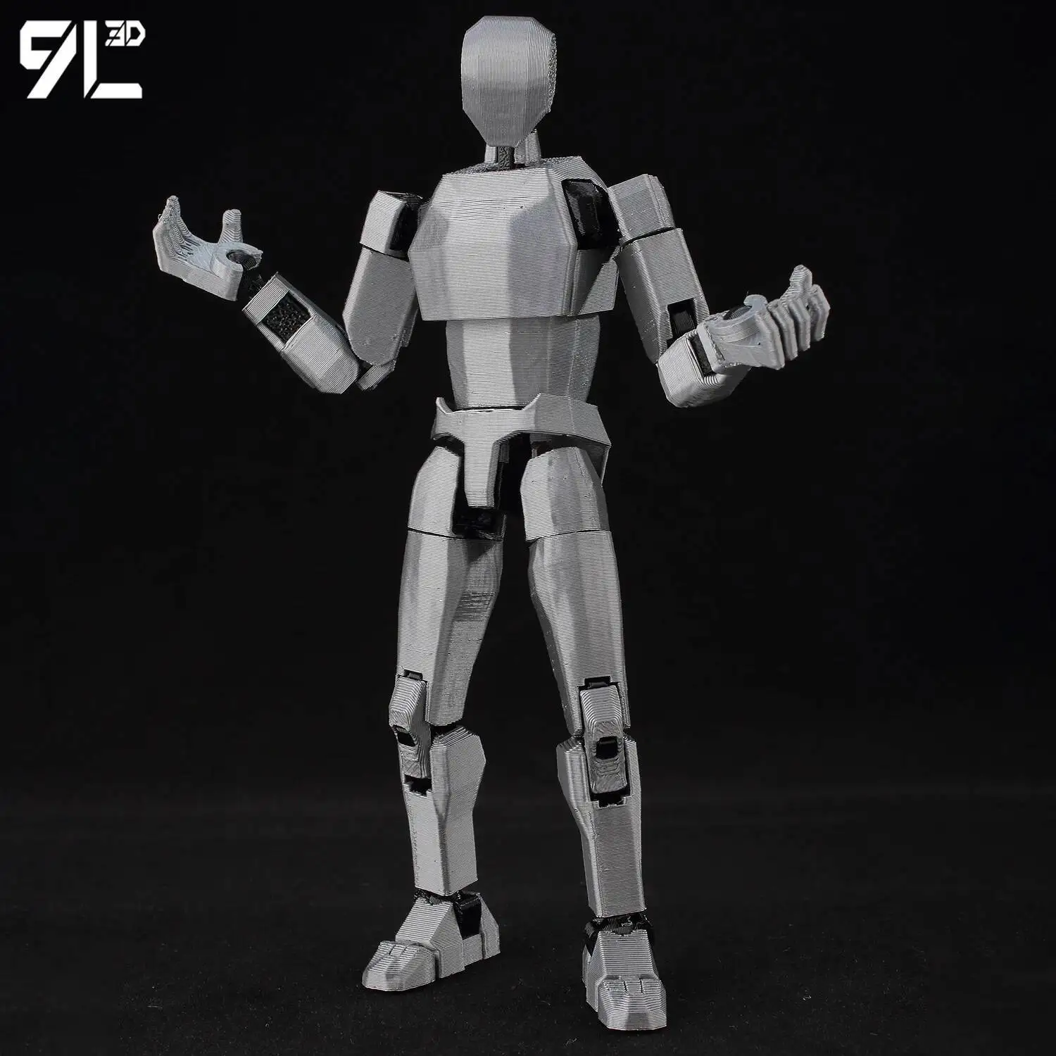 Фото 9L3D Многошарнирный подвижный T13 Lucky13 с принтом Мужская основа тела Poseable Пустая фигурка Манекен Манекен13 Фигурки Игрушки №4