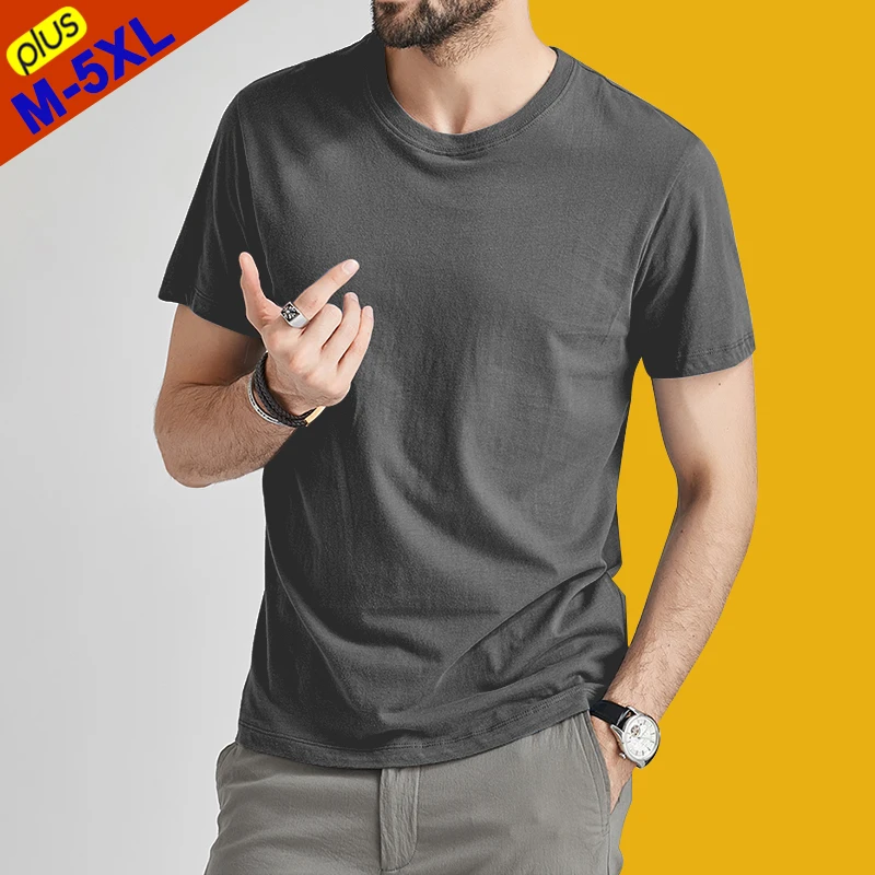 Футболка Мужская/Женская хлопковая короткая 2022/5XL